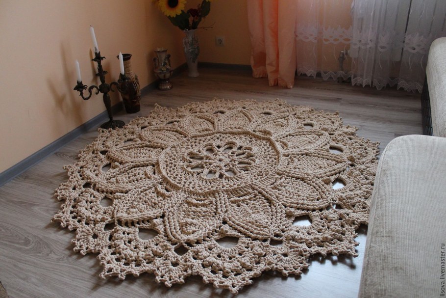 Коврик крючком