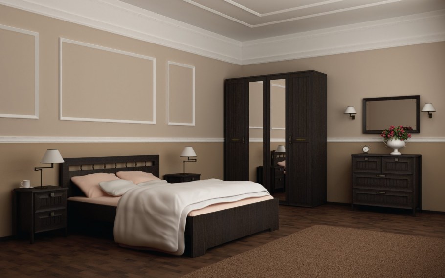 Шкаф Соната 4 венге