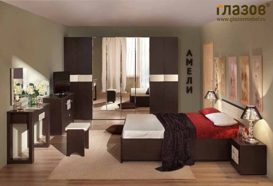 Глазовская мебельная фабрика спальные гарнитуры