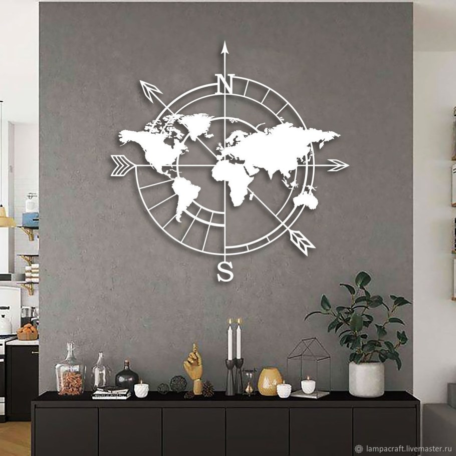 Металлическое панно на стену