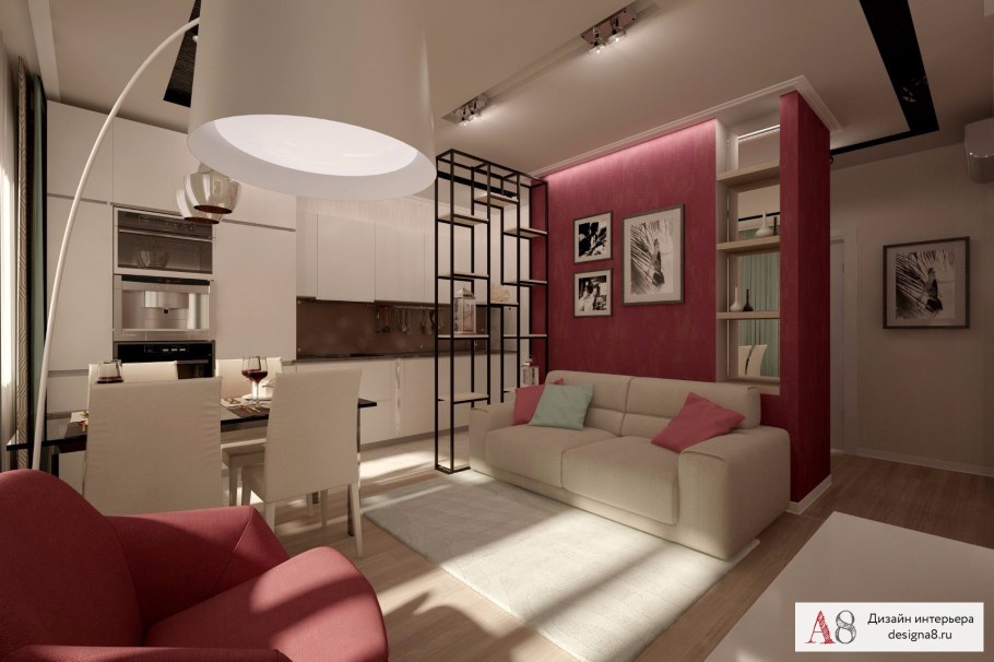 Дизайнерские проекты 2 комнатных квартир