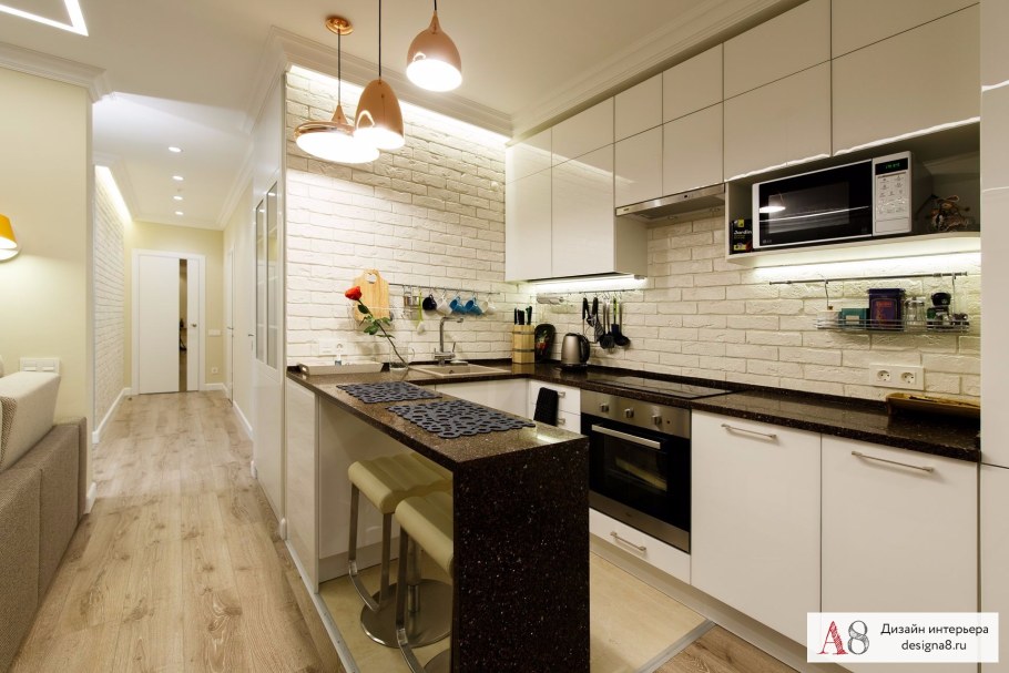 Интерьер евротрешки 75 кв