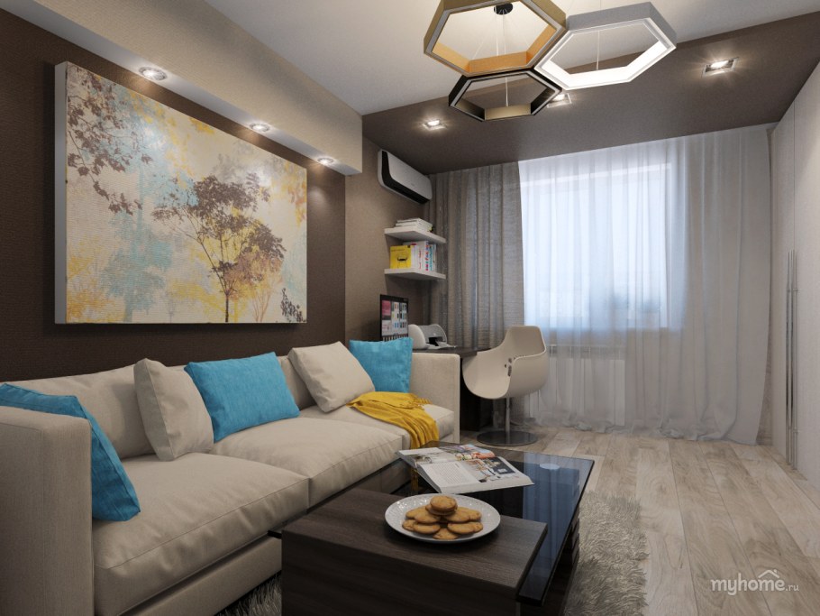 Интерьер двухкомнатной квартиры