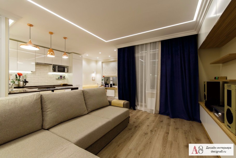 Кухня в двухкомнатной квартире