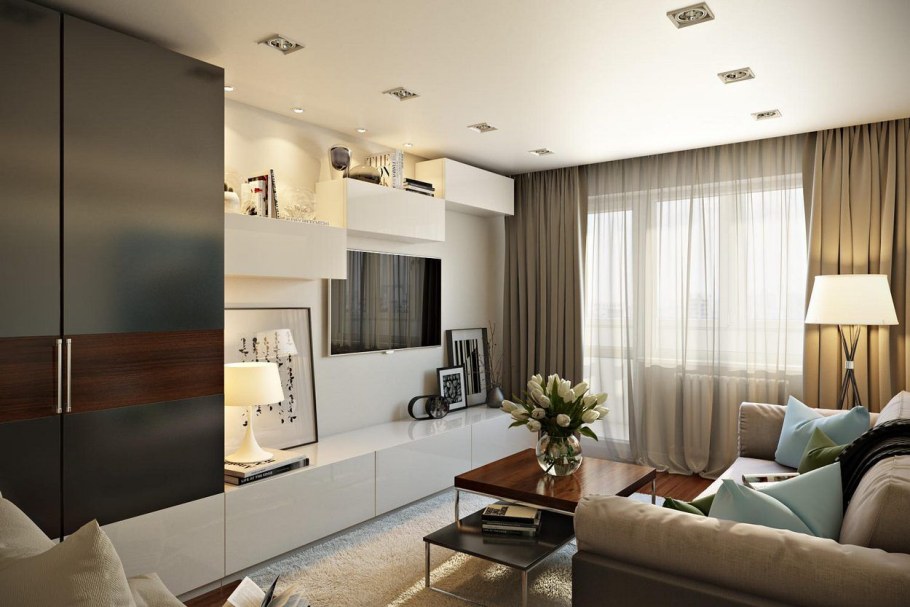 Интерьер 2 комнатной квартиры