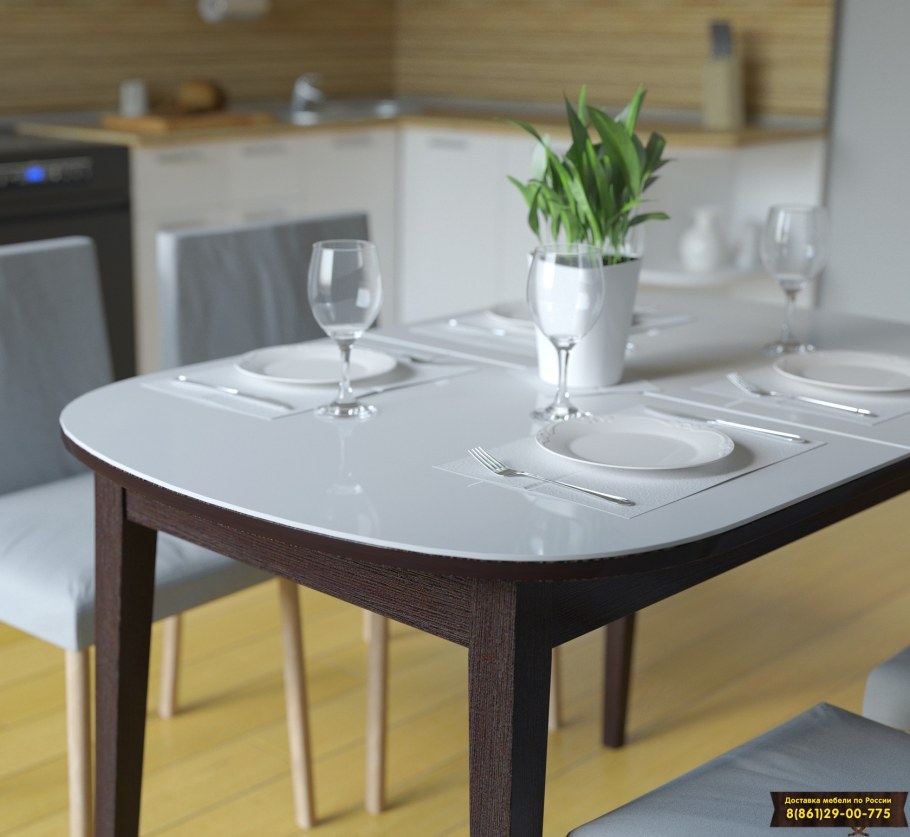 Стол dt75 (белый)