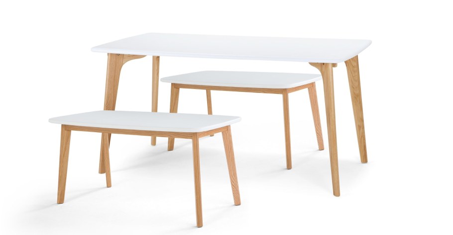 Стол журнальный Leset Фьорд, графит, черный лак