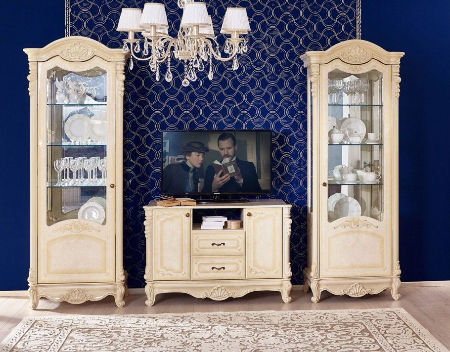 Гостиная из дерева