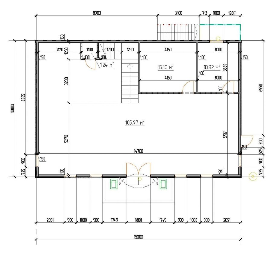 Планировка небольшого магазина