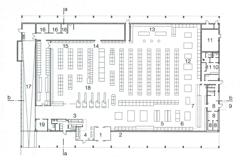 Схема расположения ТМЦ на складе