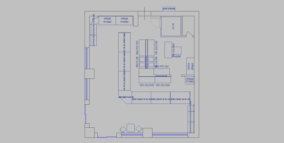 План планировки магазина