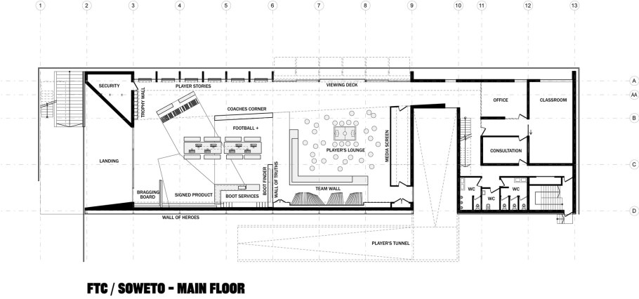 Торговый павильон планировка