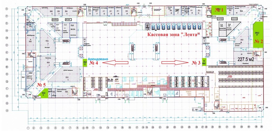 Типовой проект магазина Пятерочка 500 м2