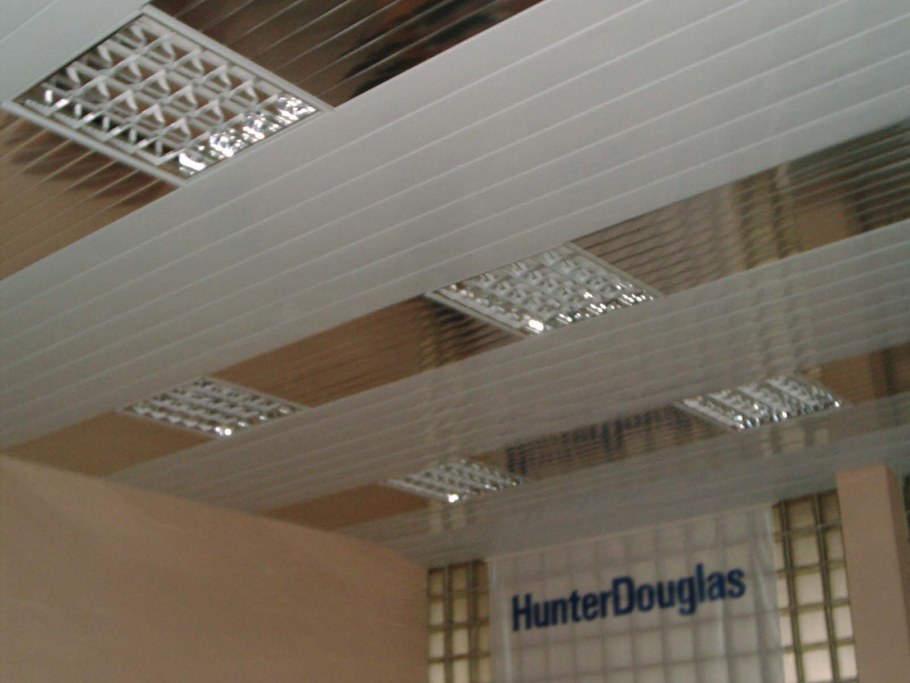 Схема реечного потолка Албес