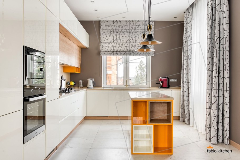 Расцветки кухонь Фабио