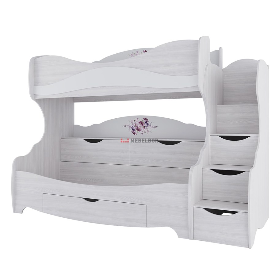 Акварель 1 св мебель кровать двухъярусная