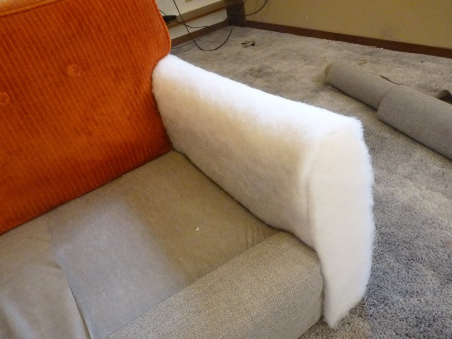 Обивка паролоном мягкой мебел