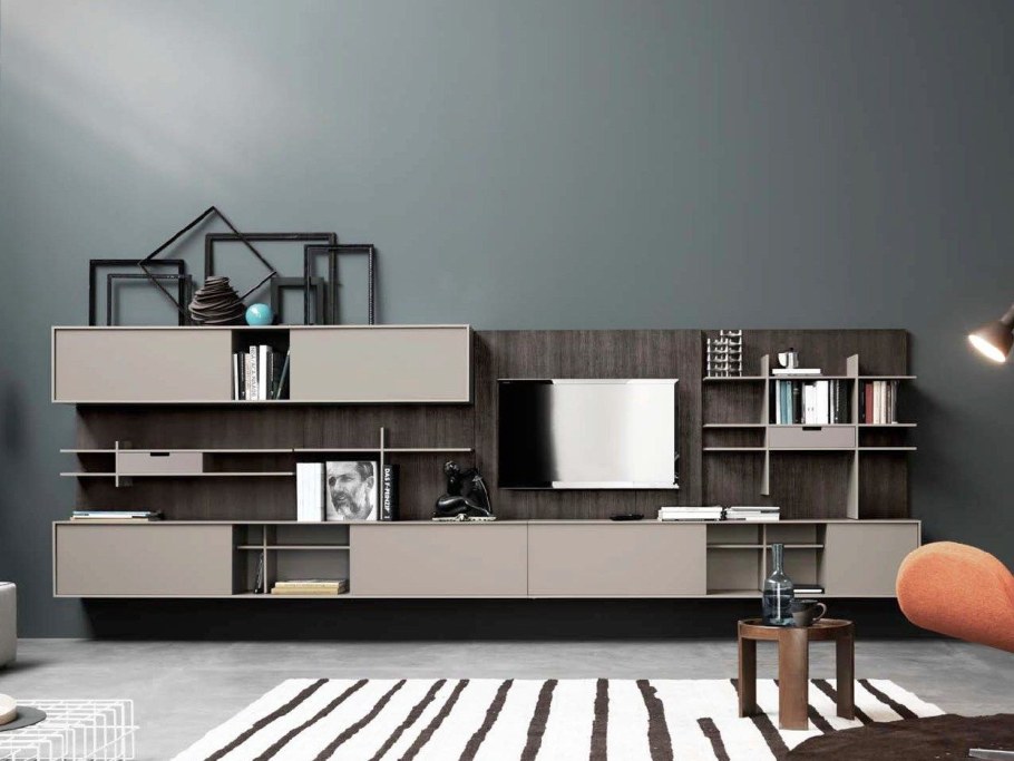 Современные стенки в стиле лофт