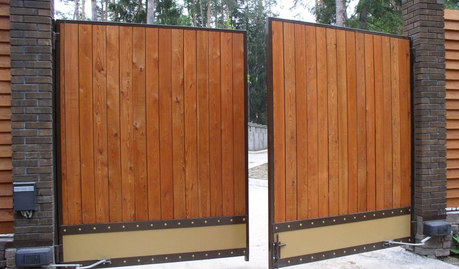 Каркас деревянных ворот