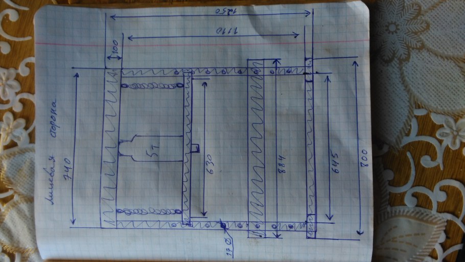 Пресс для гаража из гидравлического домкрата чертеж