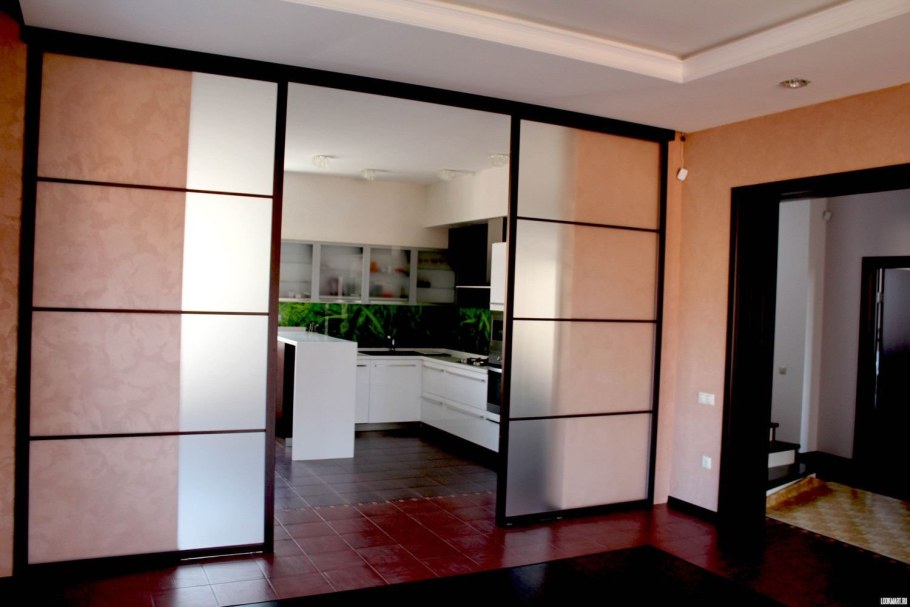 Стеклянные перегородки для зонирования