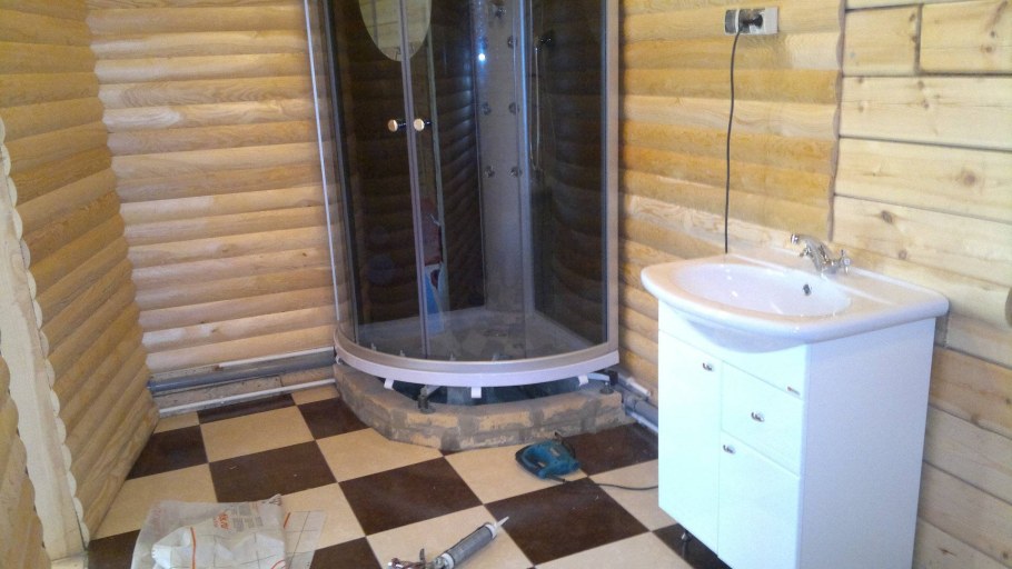 Санузел в дачном доме