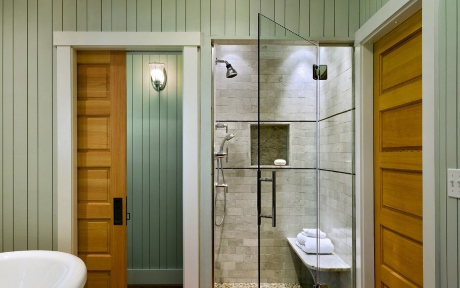 Душевая на даче в доме