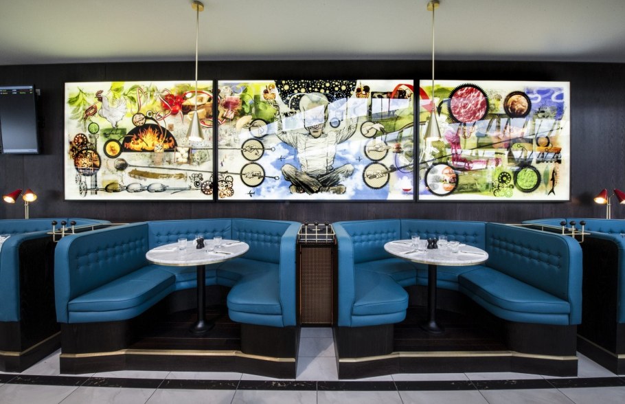 Кафе в стиле поп арт