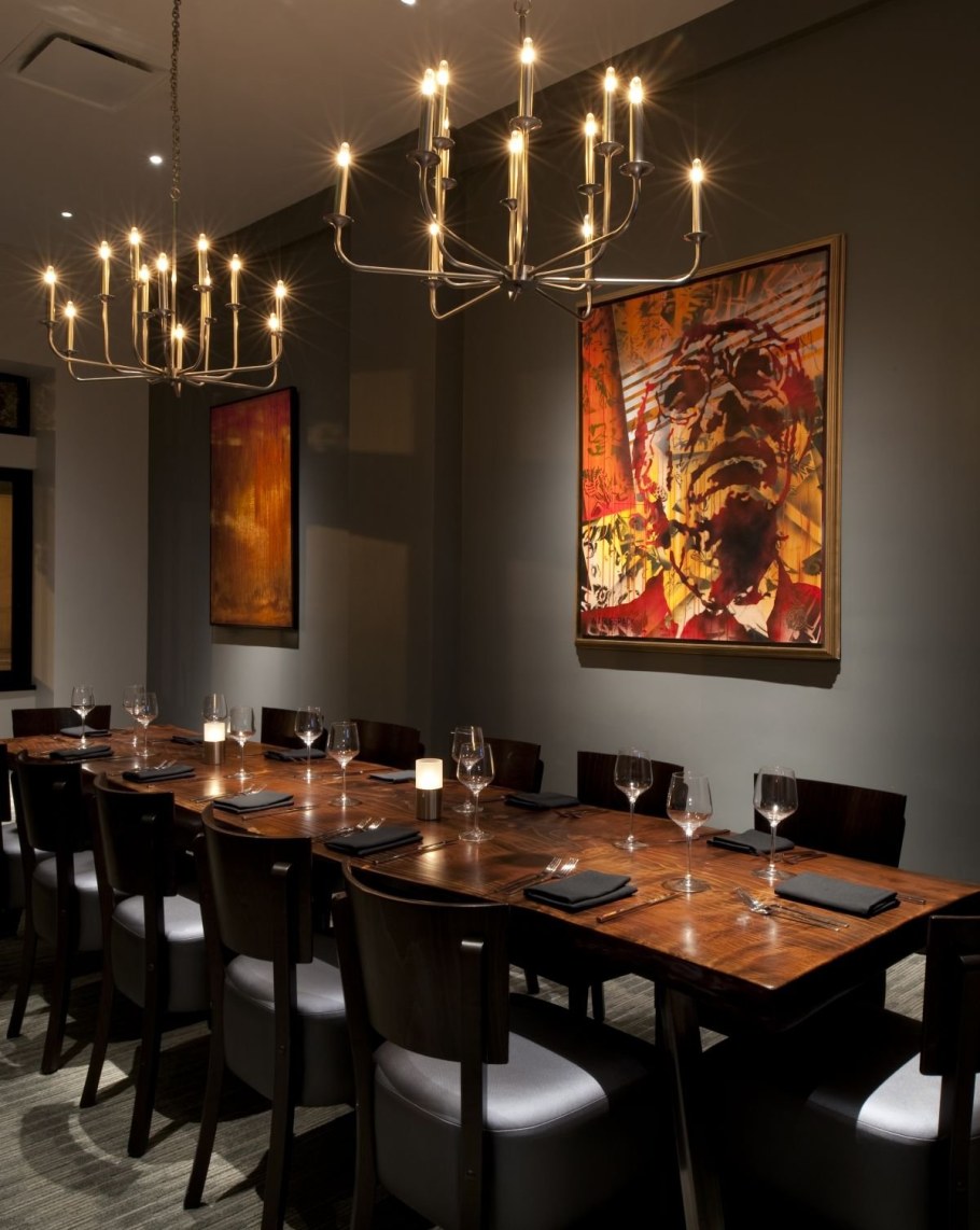 Постеры в интерьере кафе