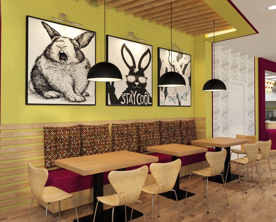 Роспись стен в кофейне