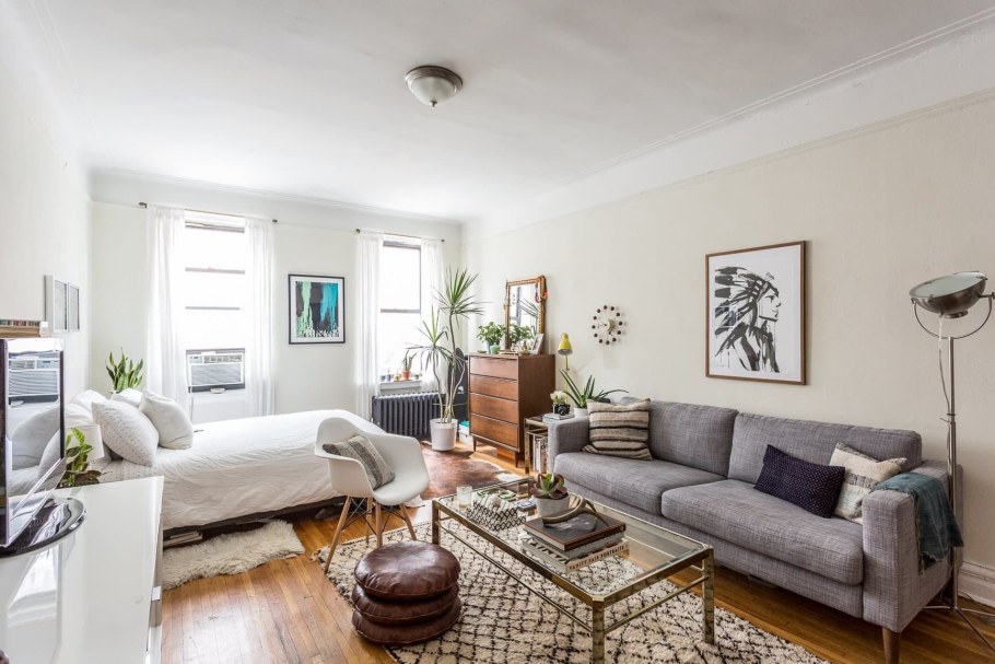 Расстановка мебели в однушке