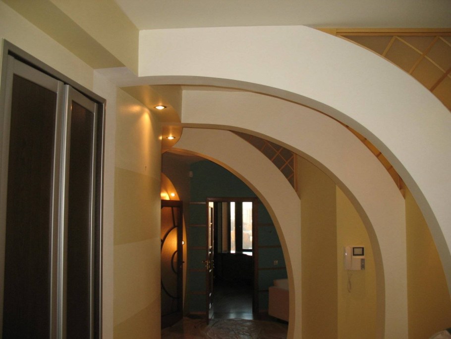 Полуарка межкомнатная из гипсокартона