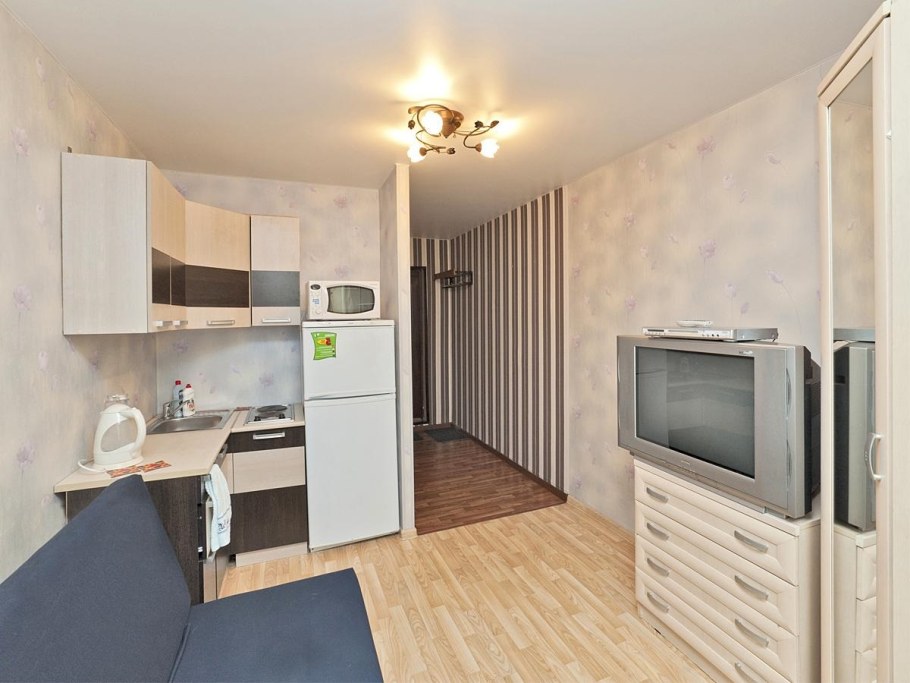 Трехкомнатная квартира с евроремонтом