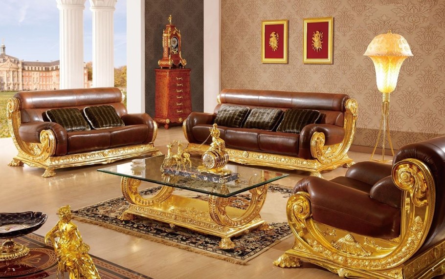 Дорогая мебель для гостиной