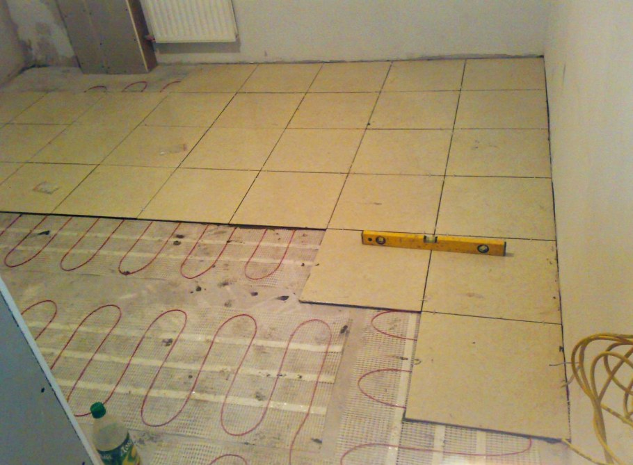 Теплый пол на фанеру
