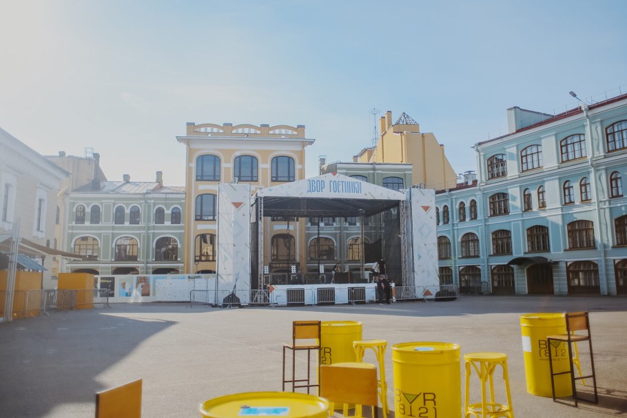 Внутри Гостиного двора открыли Общественное пространство