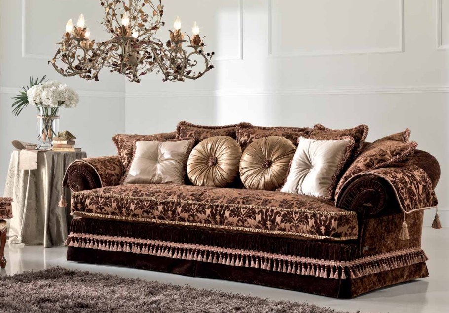 Диван бархатный Элит классика