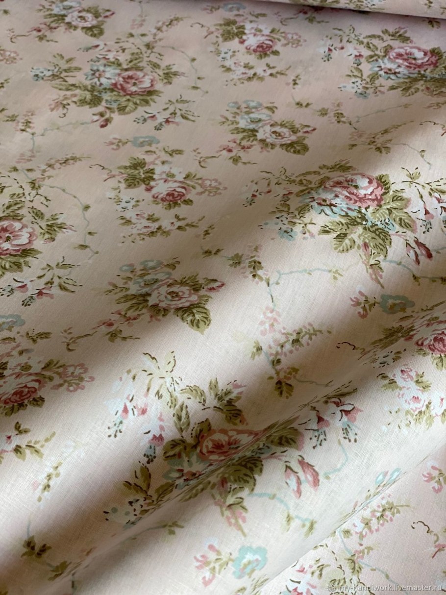 КПБ поплин "4563" "цветочный дуэт"