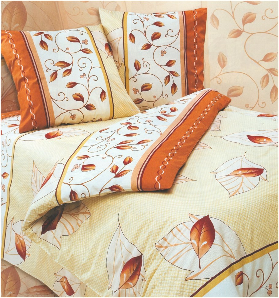 КПБ гортензия бязь, 2 спальный