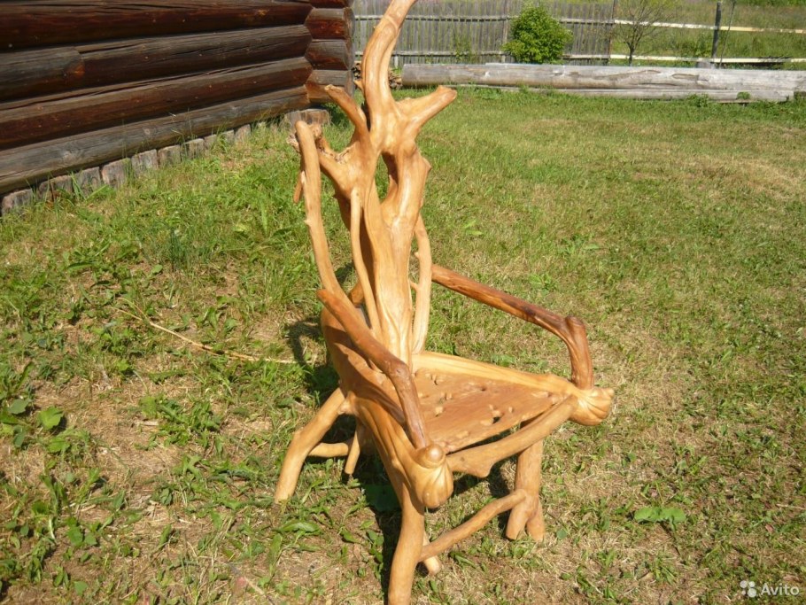 Дачная мебель из веток