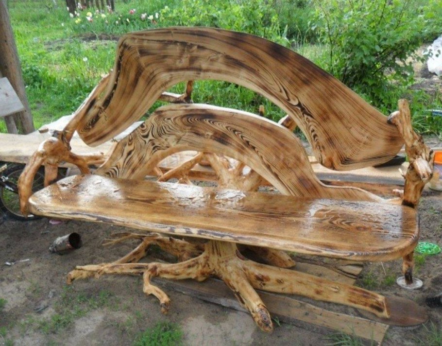 Предметы интерьера из дерева