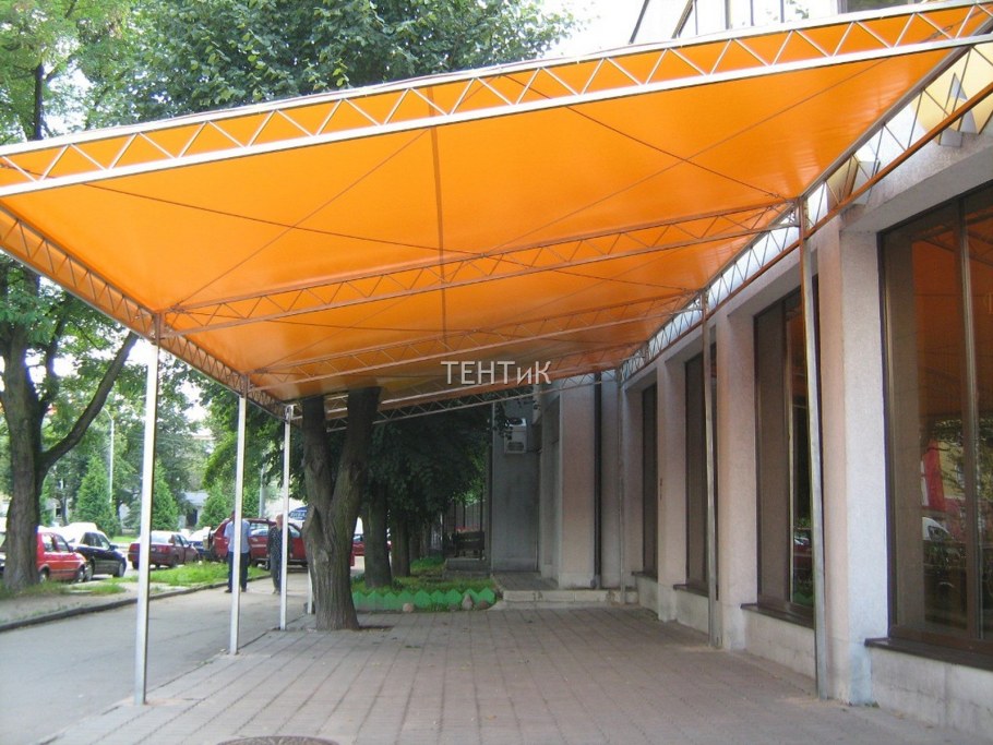 Навес из тента