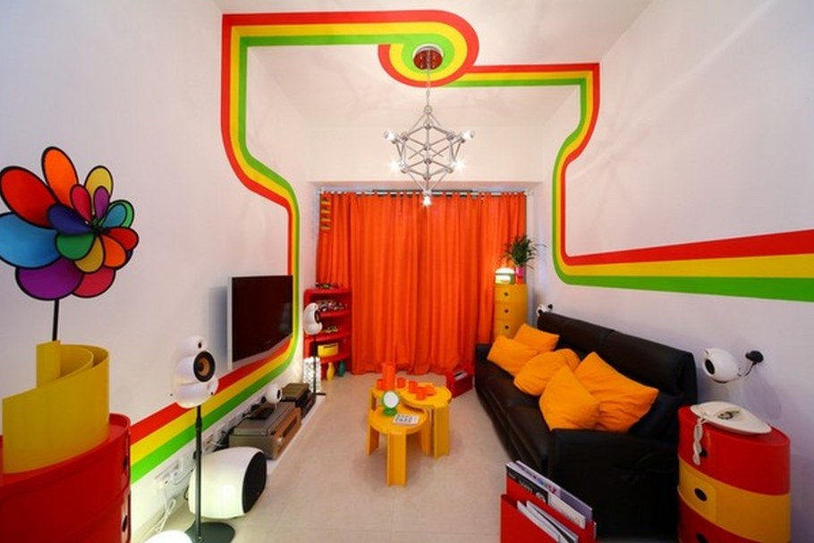 Радужная комната для девочки