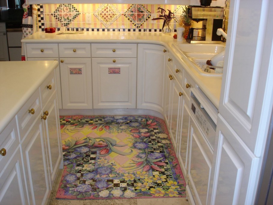 Декупаж на дереве кухонный гарнитур в желтом цвете