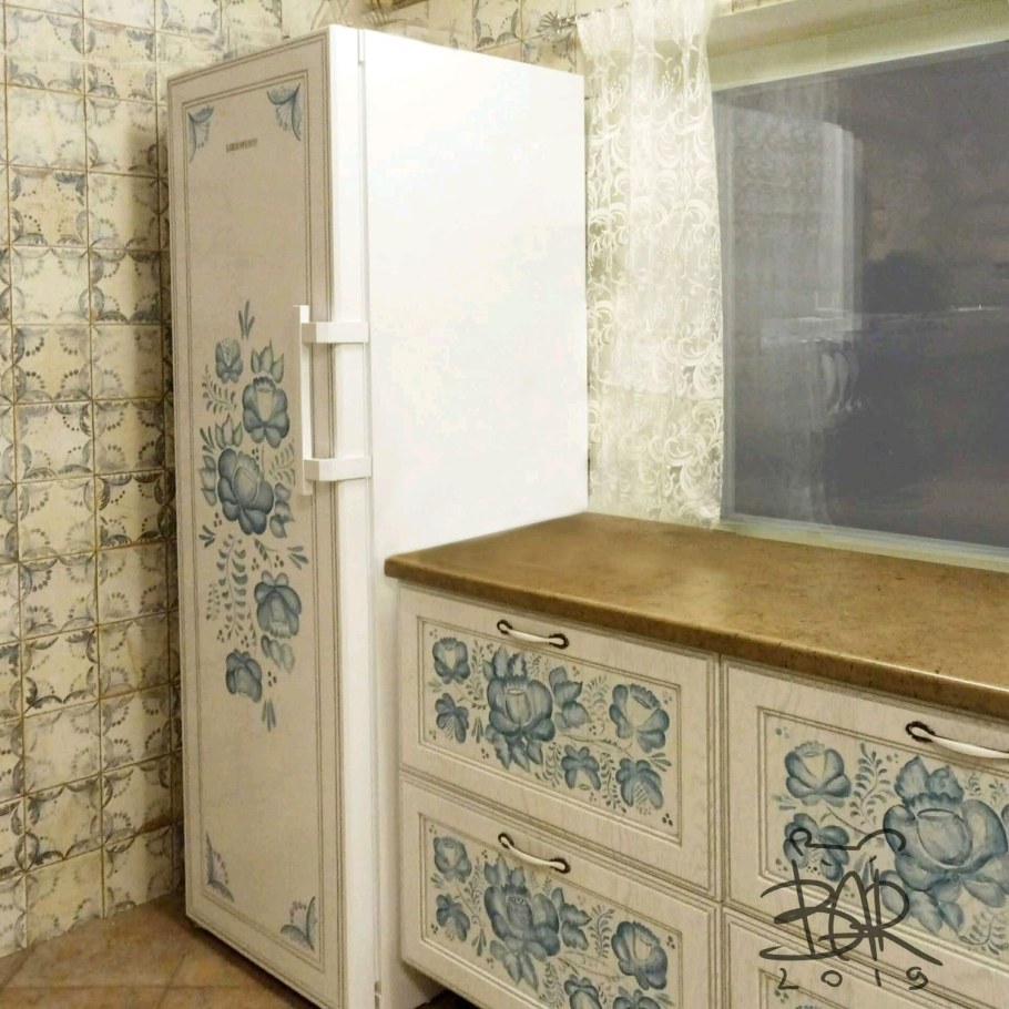 Декупаж полочек для кухни