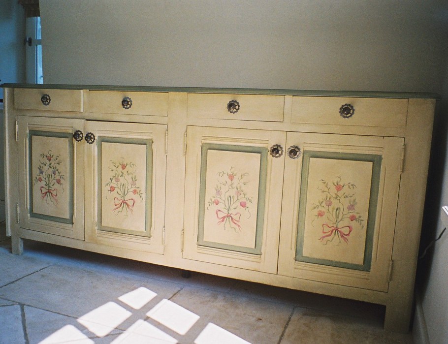 Декупаж кухонной мебели в стиле Прованс
