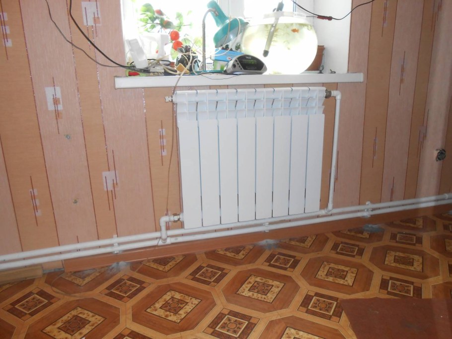 Подсоединение радиаторов отопления