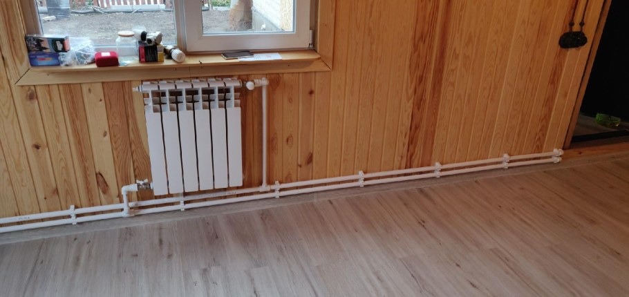 Полипропилен к чугунной батарее