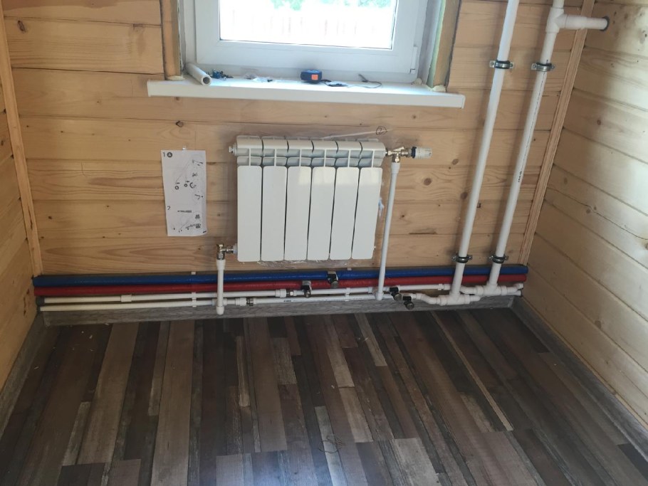 Валтек 019. Обвязка радиатора