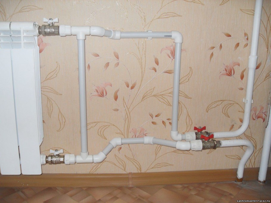 Отопление в частном доме из полипропиленовых труб